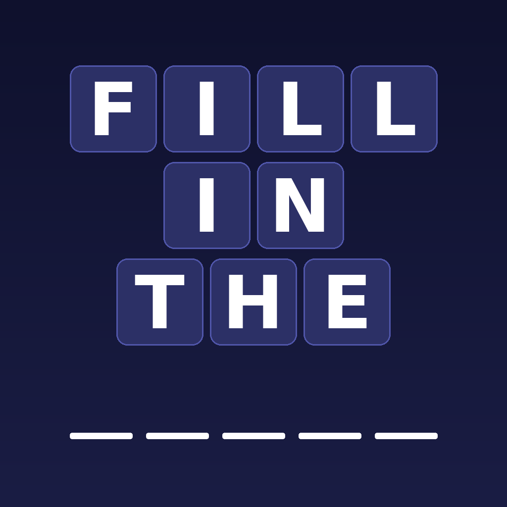 Fill in The app icon